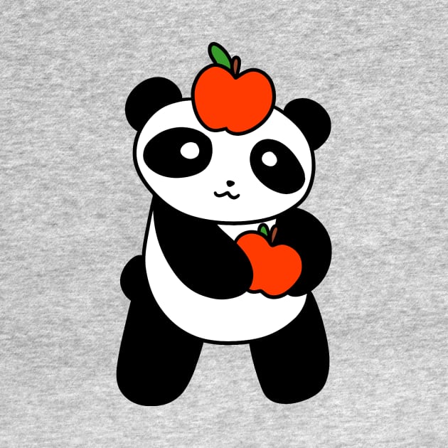 Apple Panda by saradaboru